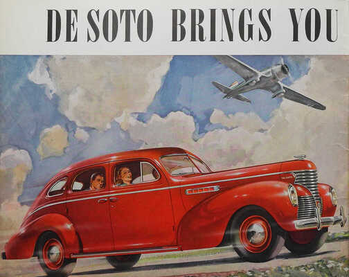 Лот из двух рекламных буклетов марки
автомобилей De Soto